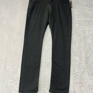 John Varvatos Bowery Slim Straight Fit Jeans Shark Gray Mens Size 33x33 NWT
